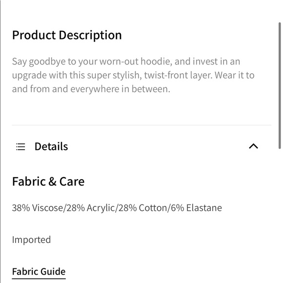 Sydney Twist Front Hoodie - Picture 4 of 5